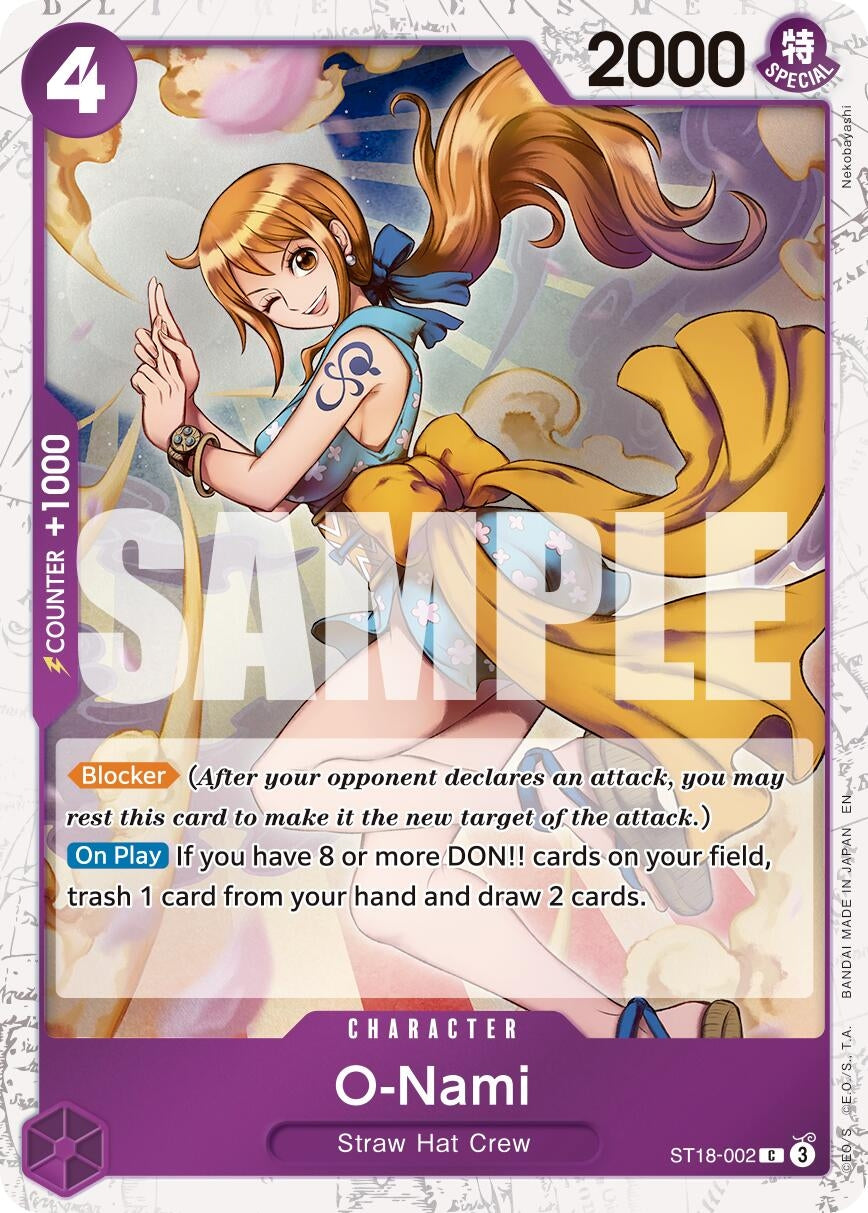 Image for O-Nami (Pirate Foil) [ST18-002] - One Piece Card Game