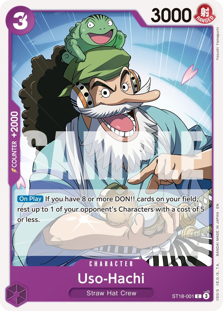 Image for Uso-Hachi (Reprint) [ST18-001] - One Piece Card Game