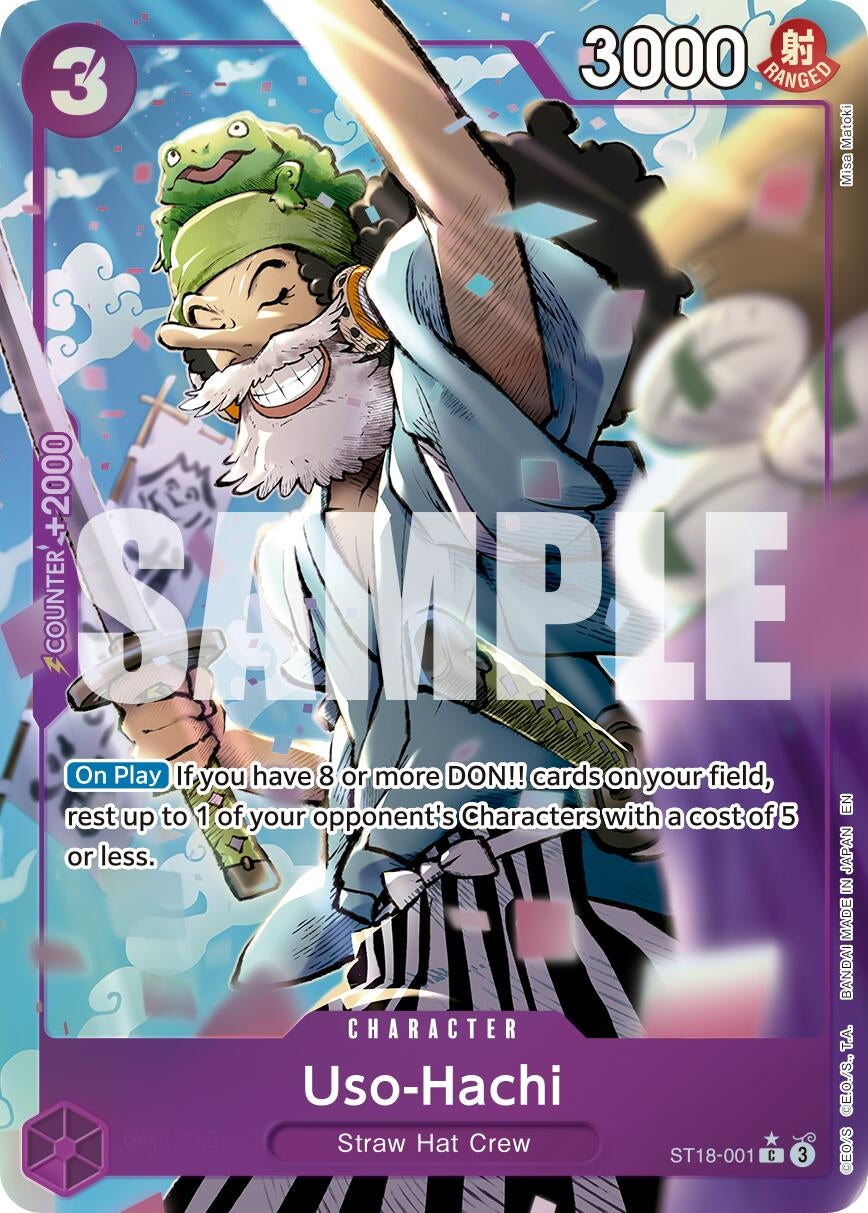Image for Uso-Hachi (Alternate Art) [ST18-001] - One Piece Card Game