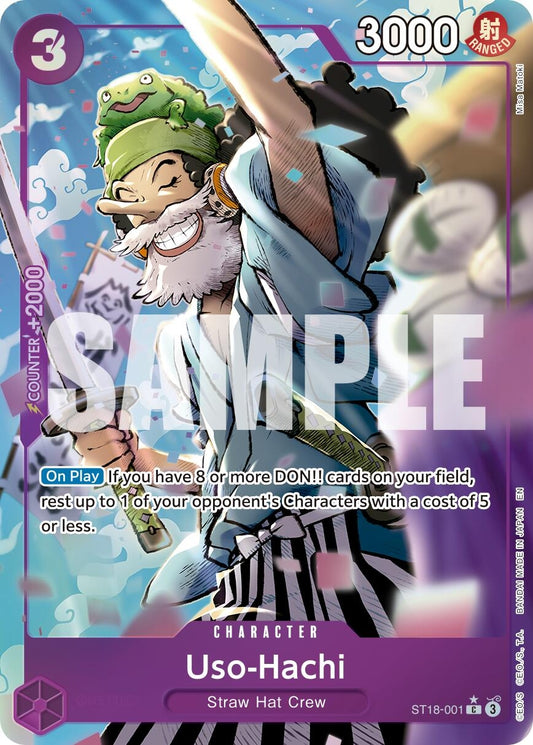 Image for Uso-Hachi (Alternate Art) [ST18-001] - One Piece Card Game