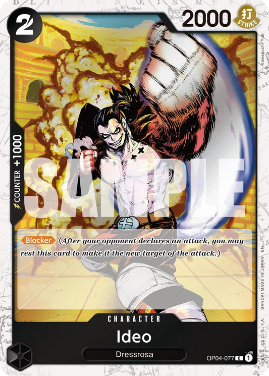 Image for Ideo (Pirate Foil) [OP04-077] - One Piece Card Game