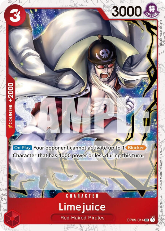 Image for Limejuice (Pirate Foil) [OP09-014] - One Piece Card Game