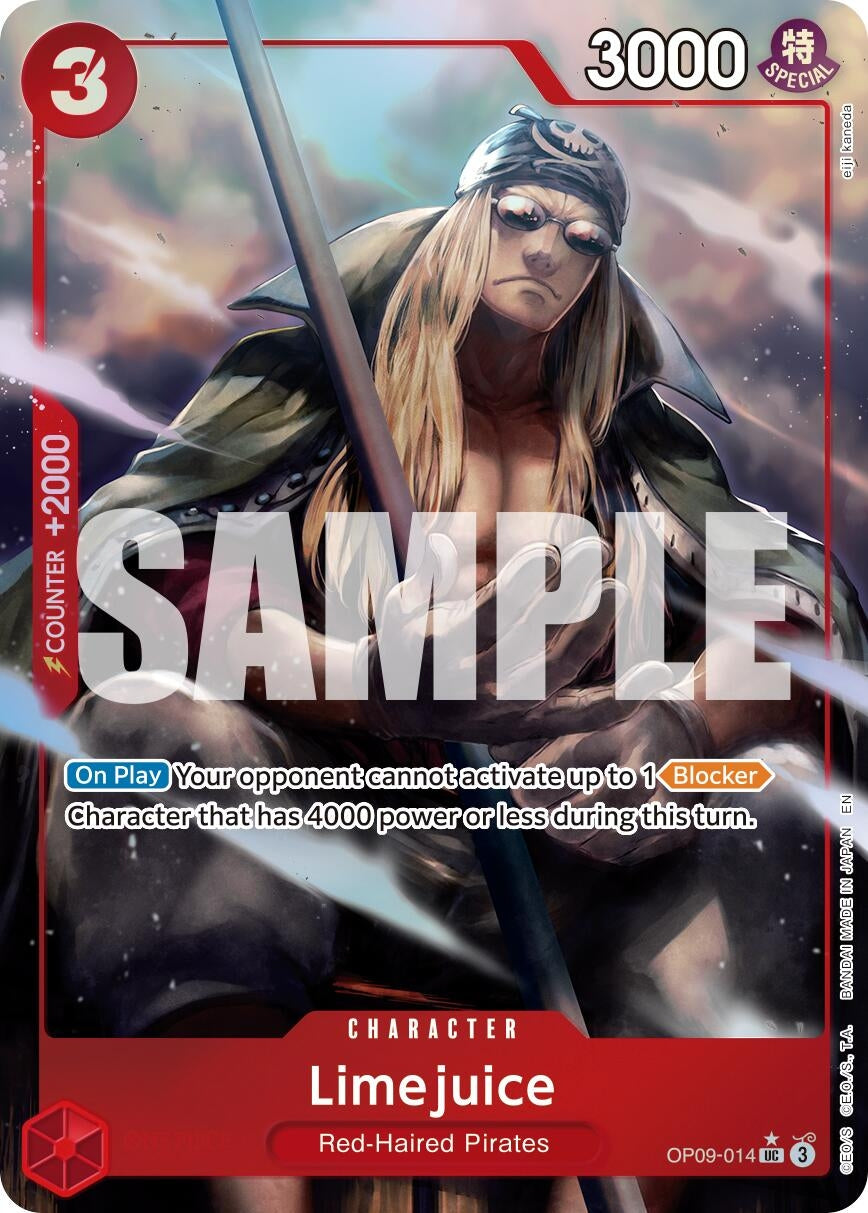 Image for Limejuice (Alternate Art) [OP09-014] - One Piece Card Game