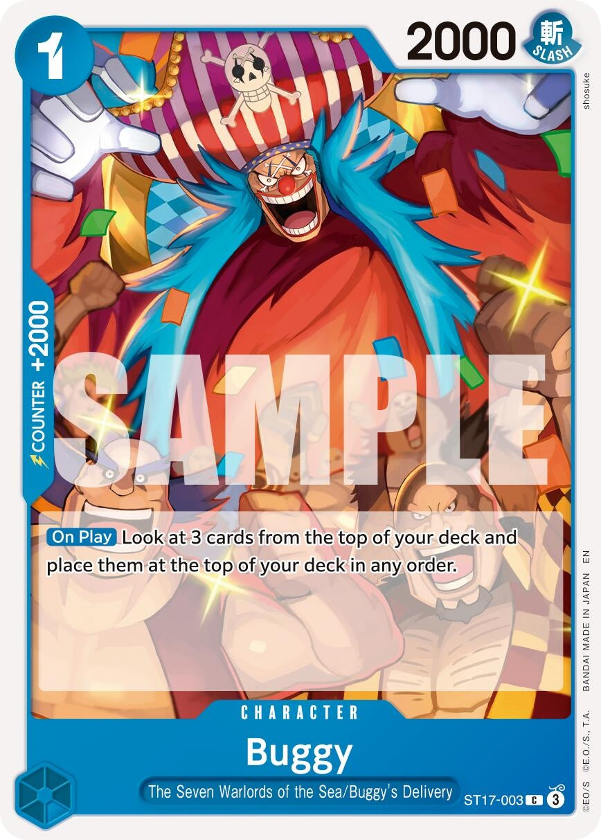Image for Buggy - ST17-003 (Reprint) [ST17-003] - One Piece Card Game