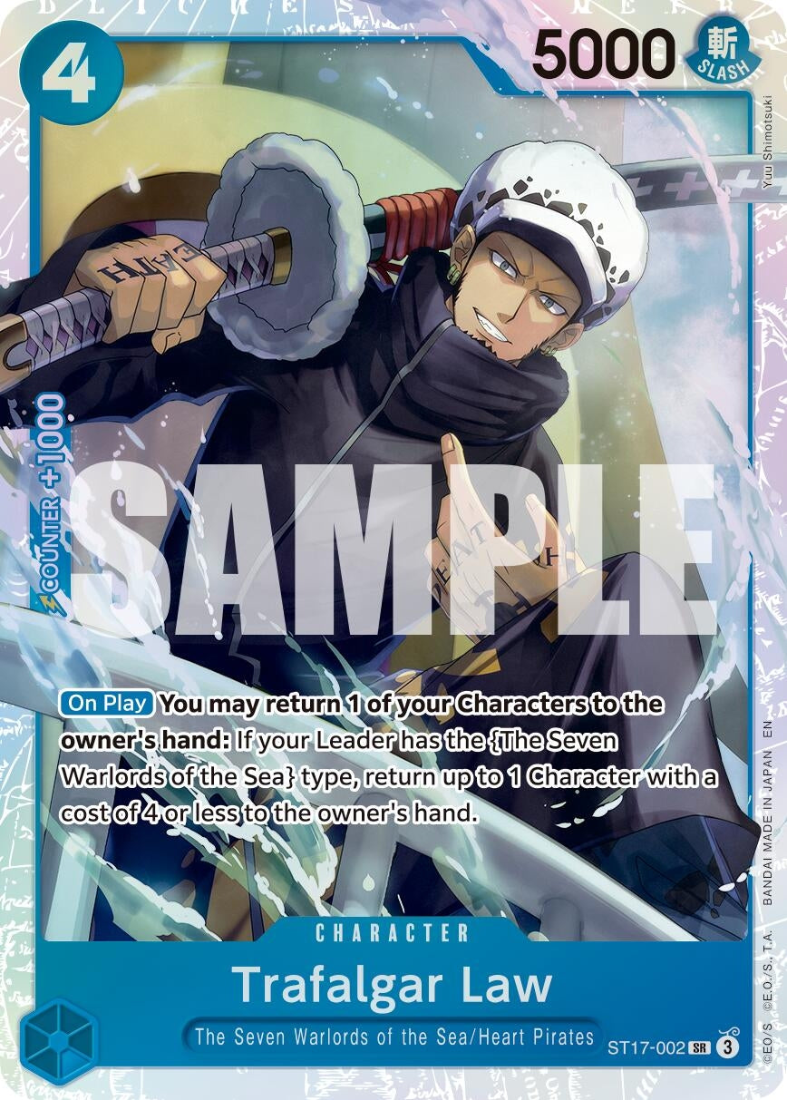Image for Trafalgar Law - ST17-002 (Reprint) [ST17-002] - One Piece Card Game