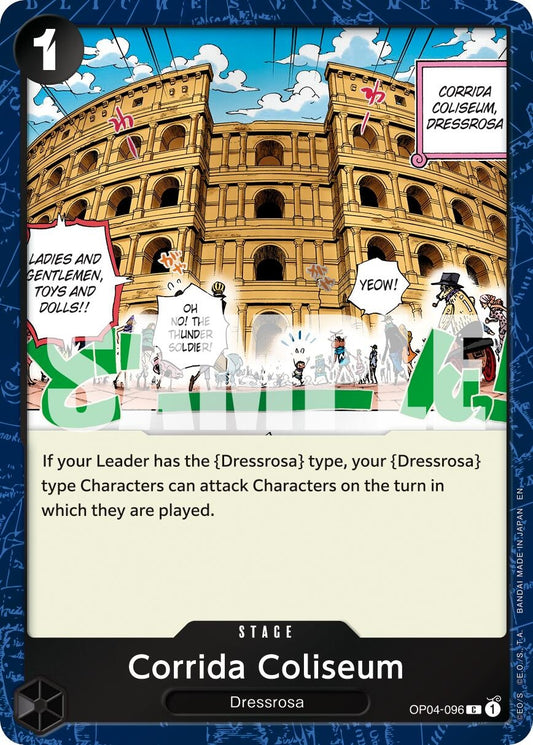 Image for Corrida Coliseum (Pirate Foil) [OP04-096] - One Piece Card Game