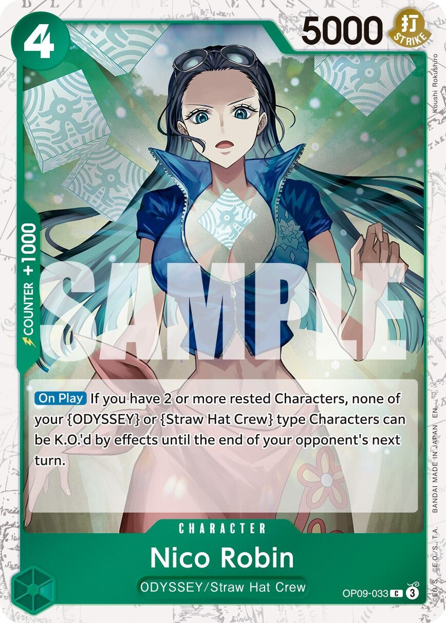 Image for Nico Robin - OP09-033 (Pirate Foil) [OP09-033] - One Piece Card Game