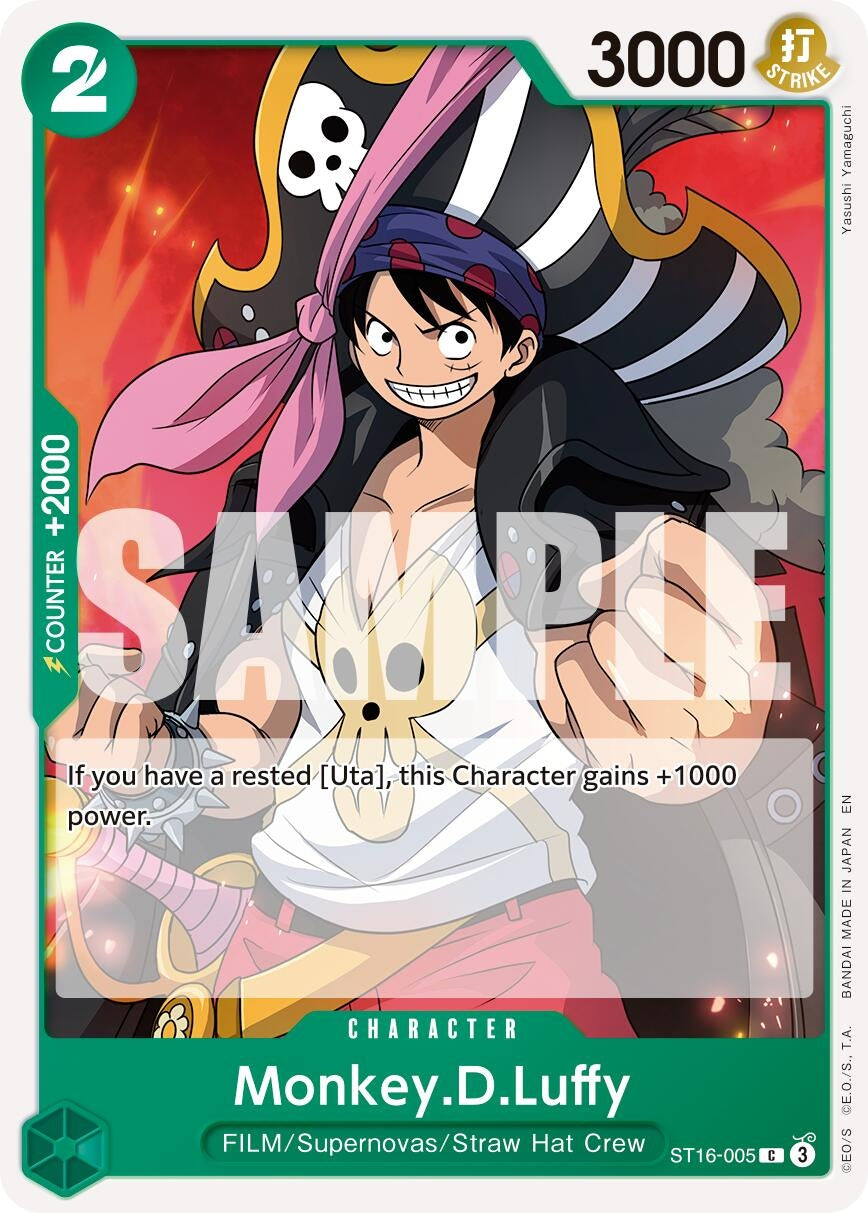 Image for Monkey.D.Luffy - ST16-005 (Reprint) [ST16-005] - One Piece Card Game