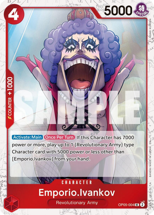 Image for Emporio.Ivankov (Pirate Foil) [OP05-004] - One Piece Card Game