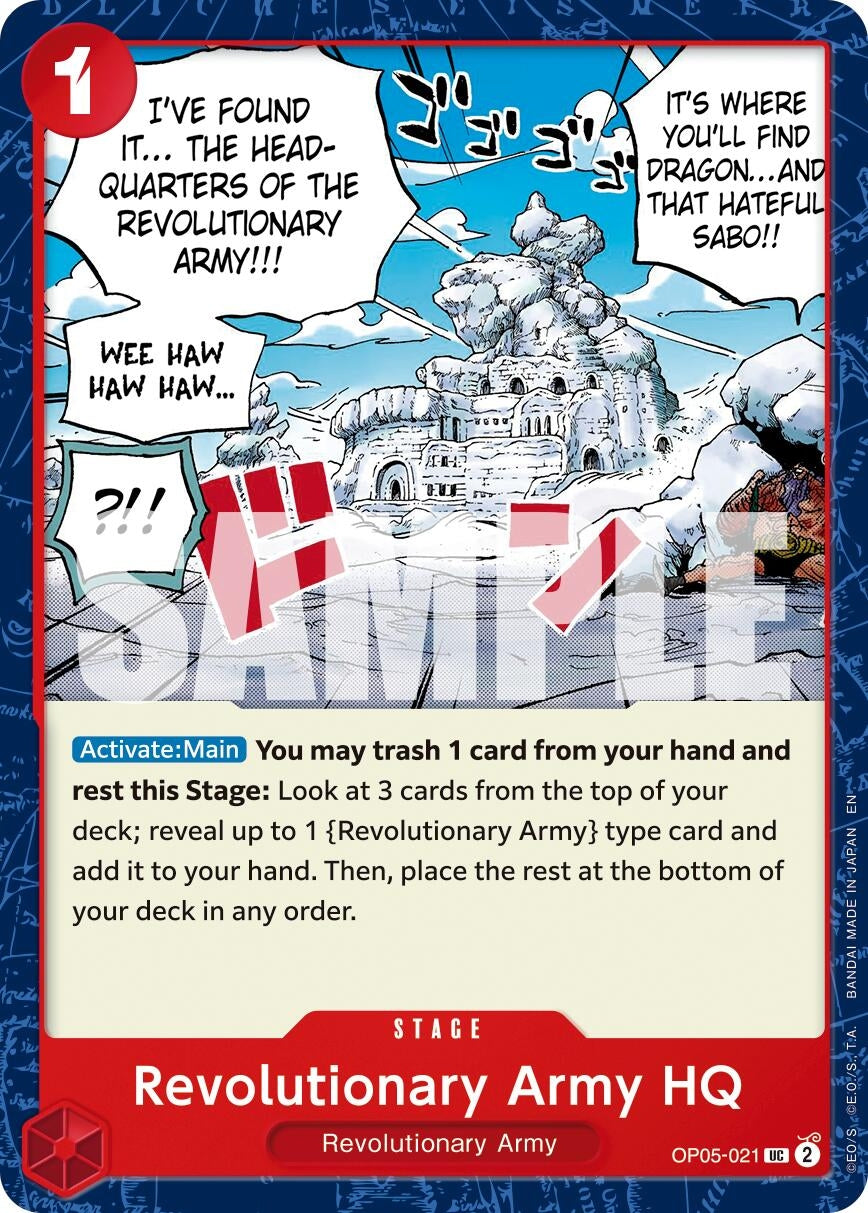 Image for Revolutionary Army HQ (Reprint) [OP05-021] - One Piece Card Game