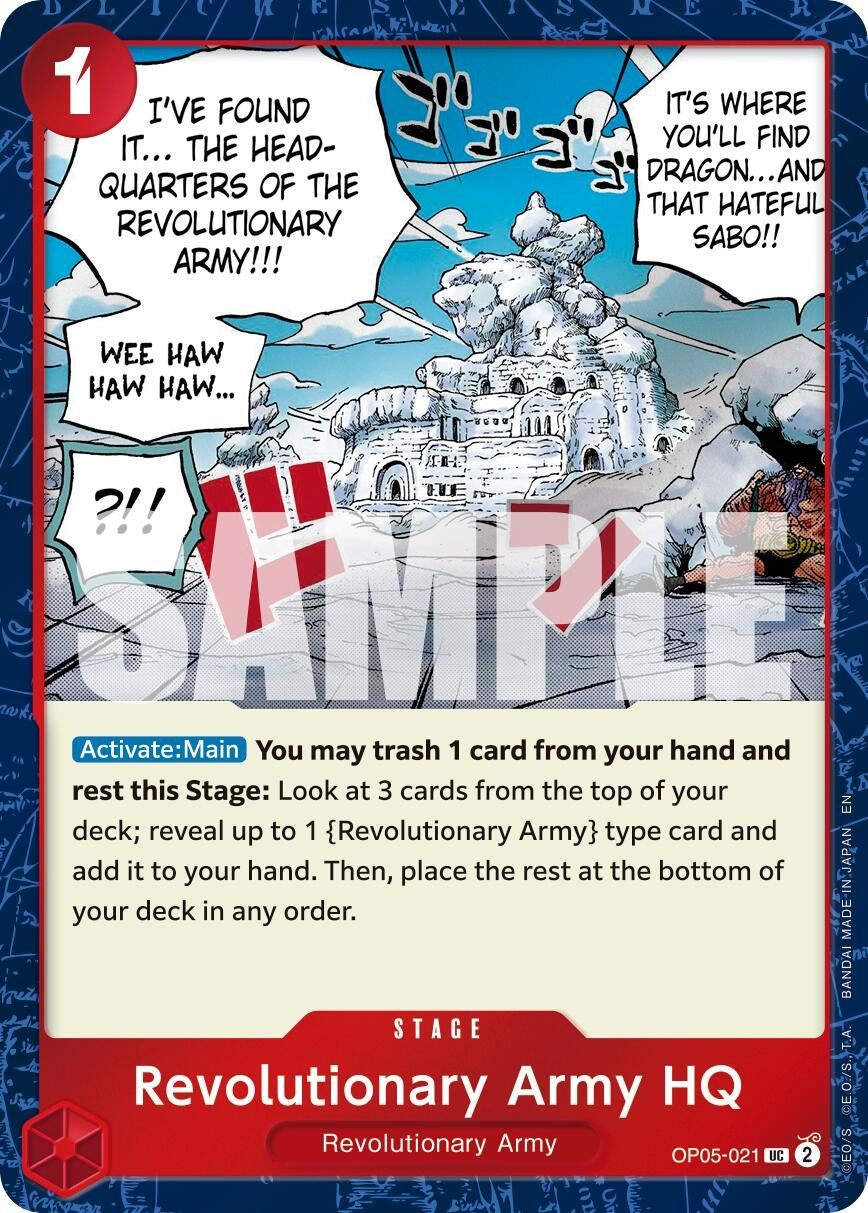 Image for Revolutionary Army HQ (Pirate Foil) [OP05-021] - One Piece Card Game