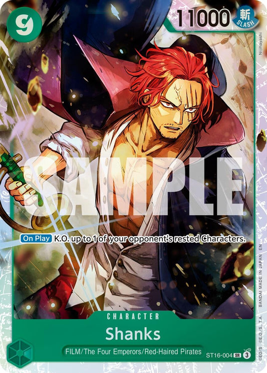 Image for Shanks - ST16-004 (Reprint) [ST16-004] - One Piece Card Game