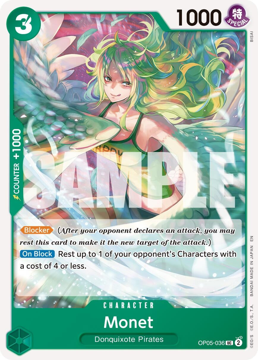 Image for Monet (Reprint) [OP05-036] - One Piece Card Game