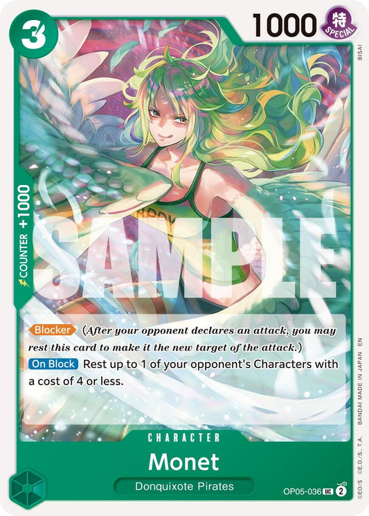 Image for Monet (Reprint) [OP05-036] - One Piece Card Game