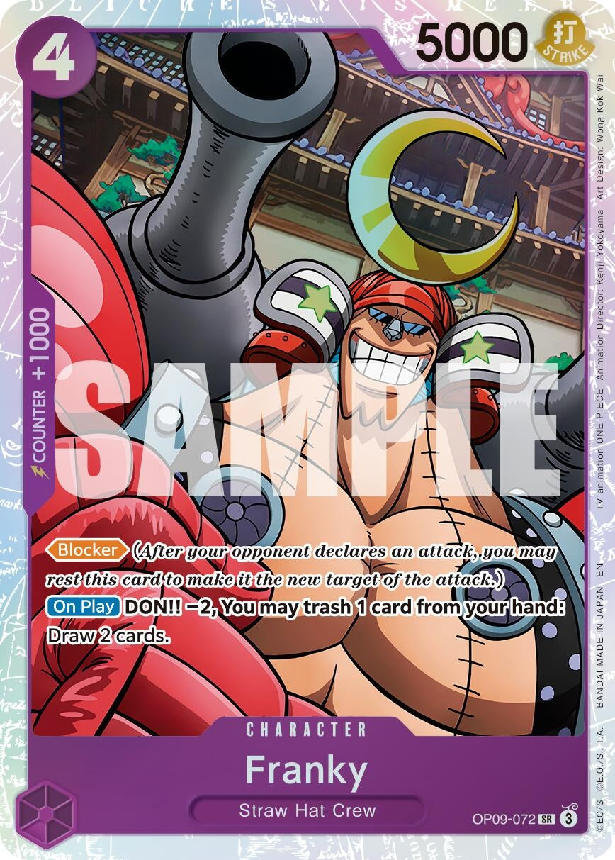 Image for Franky - OP09-072 (Reprint) [OP09-072] - One Piece Card Game