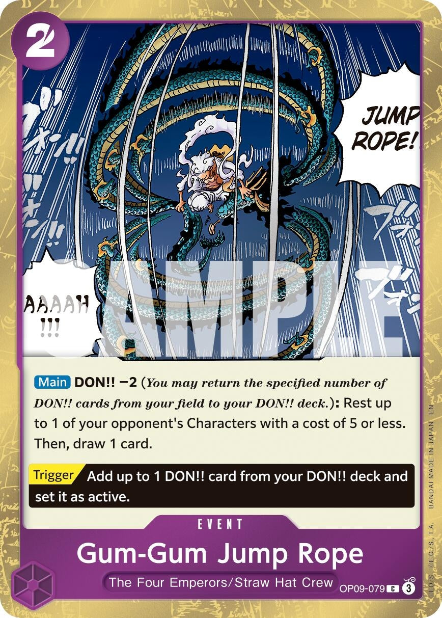 Image for Gum-Gum Jump Rope (Pirate Foil) [OP09-079] - One Piece Card Game