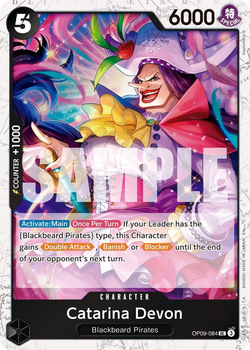 Image for Catarina Devon (Pirate Foil) [OP09-084] - One Piece Card Game