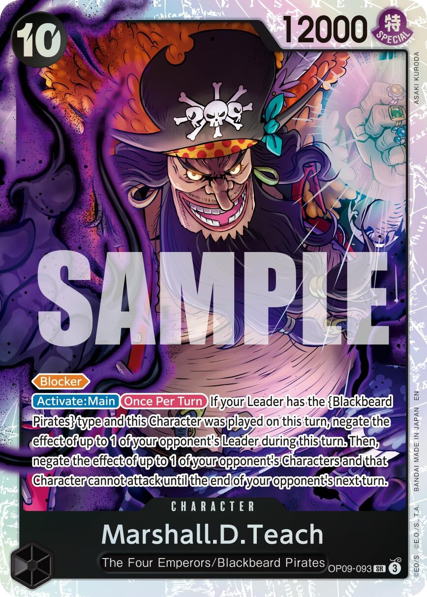 Image for Marshall.D.Teach - OP09-093 (Reprint) [OP09-093] - One Piece Card Game