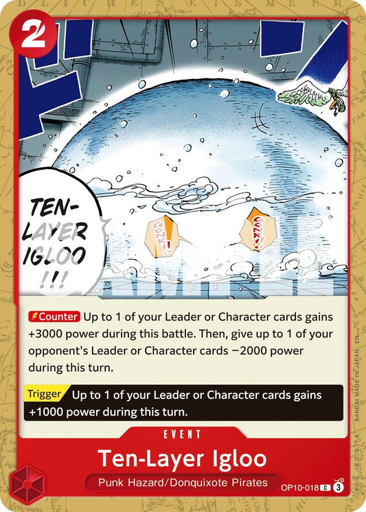 Image for Ten-Layer Igloo (Reprint) [OP10-018] - One Piece Card Game