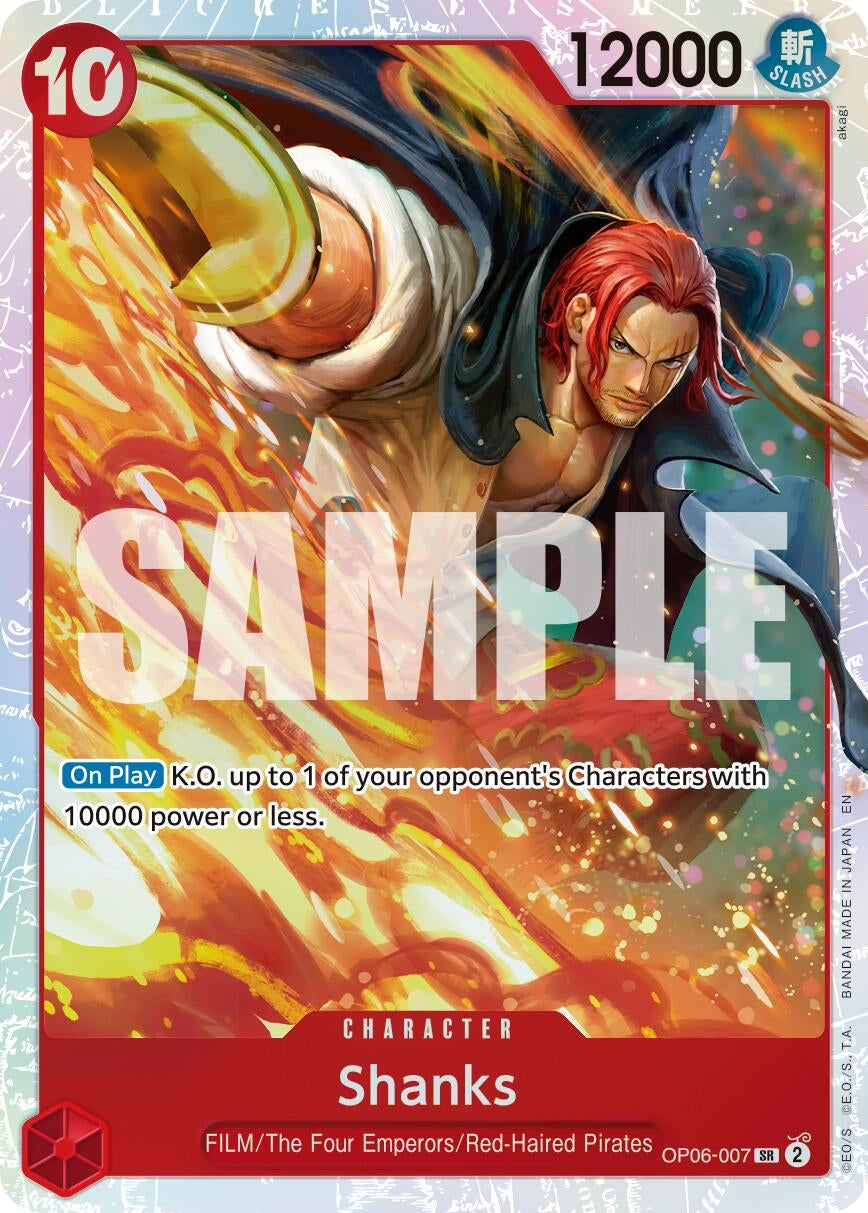 Image for Shanks (Reprint) [OP06-007] - One Piece Card Game