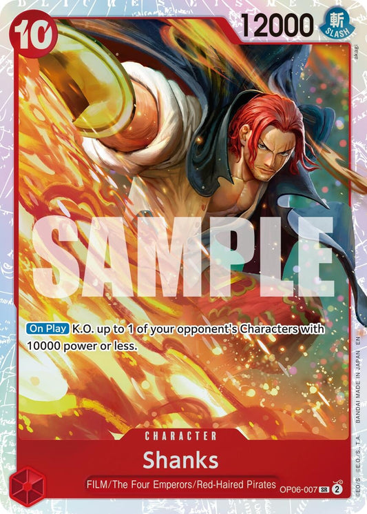 Image for Shanks (Reprint) [OP06-007] - One Piece Card Game