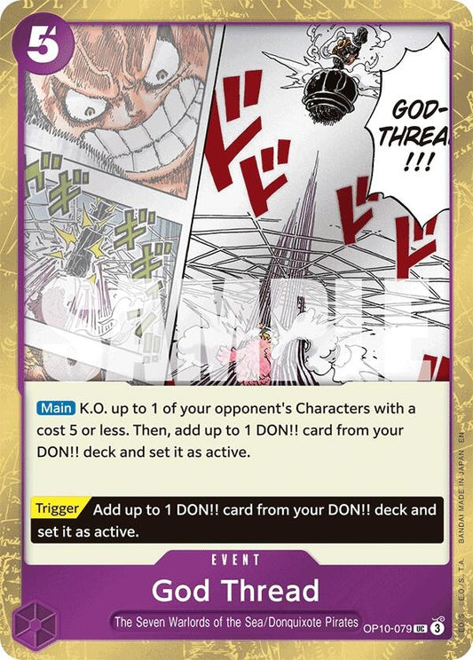 Image for God Thread (Pirate Foil) [OP10-079] - One Piece Card Game