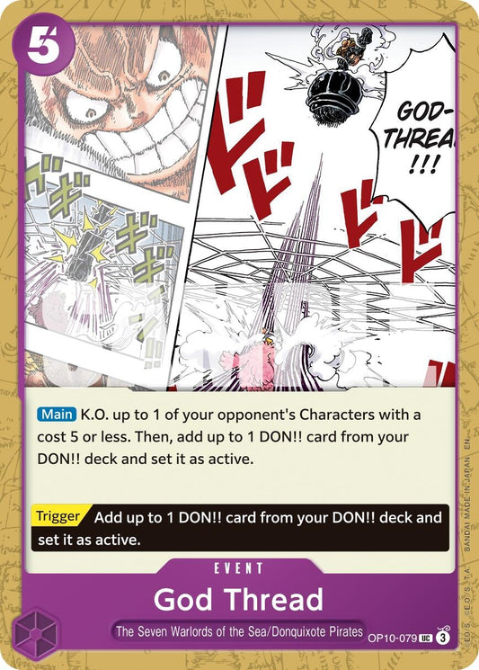 Image for God Thread (Reprint) [OP10-079] - One Piece Card Game