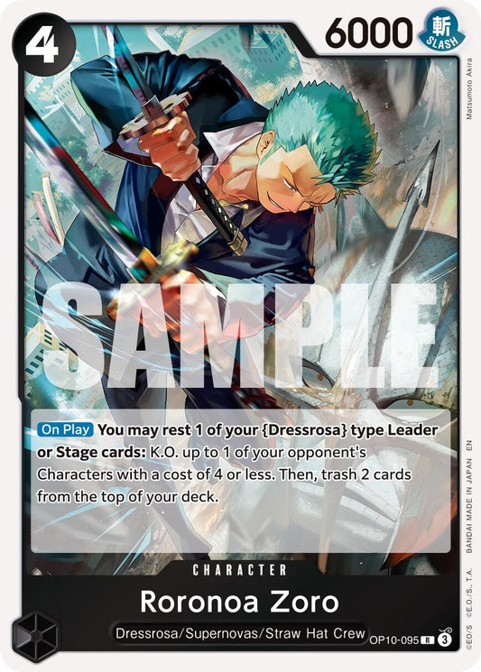 Image for Roronoa Zoro - OP10-095 (Reprint) [OP10-095] - One Piece Card Game