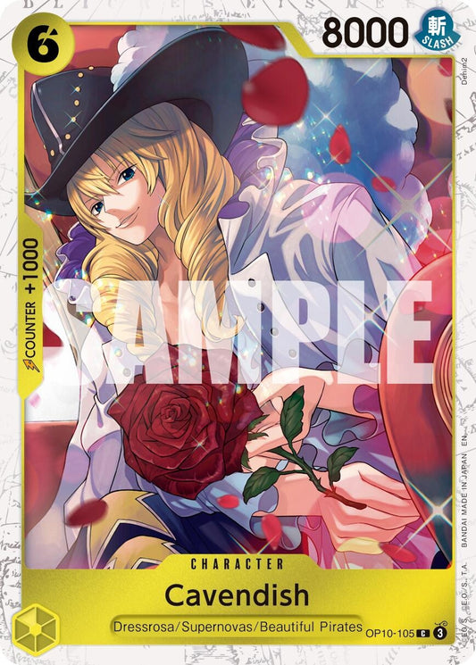 Image for Cavendish - OP10-105 (Pirate Foil) [OP10-105] - One Piece Card Game