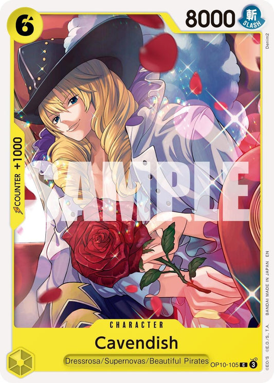 Image for Cavendish - OP10-105 (Reprint) [OP10-105] - One Piece Card Game
