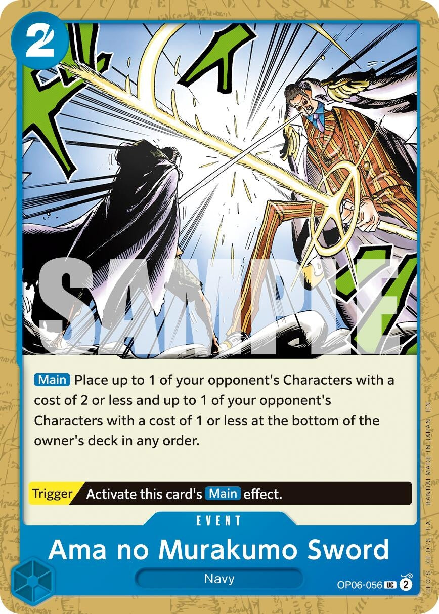 Image for Ama no Murakumo Sword (Reprint) [OP06-056] - One Piece Card Game