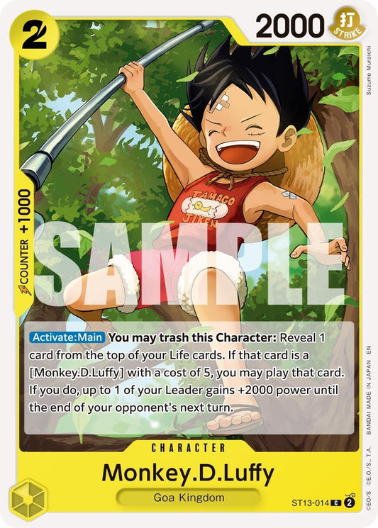 Image for Monkey.D.Luffy - ST13-014 (Reprint) [ST13-014] - One Piece Card Game