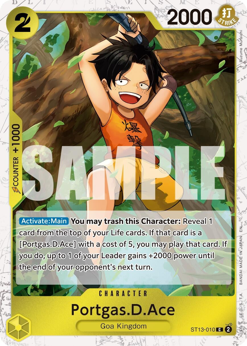 Image for Portgas.D.Ace - ST13-010 (Pirate Foil) [ST13-010] - One Piece Card Game