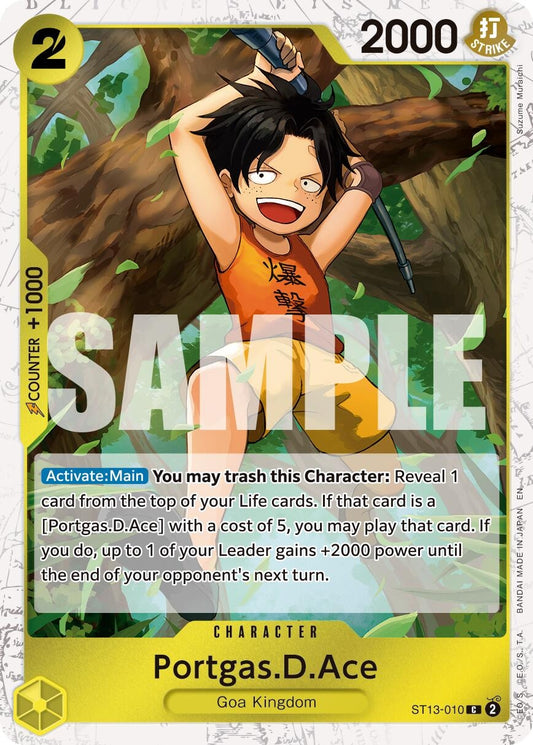 Image for Portgas.D.Ace - ST13-010 (Pirate Foil) [ST13-010] - One Piece Card Game