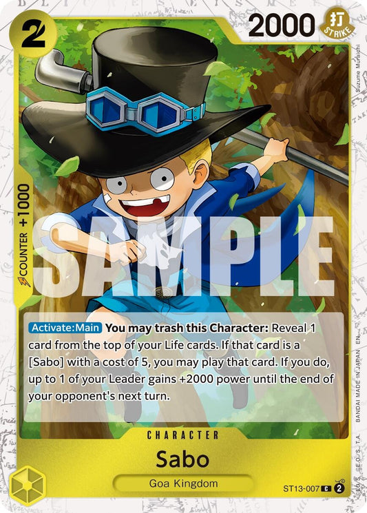 Image for Sabo - ST13-007 (Pirate Foil) [ST13-007] - One Piece Card Game