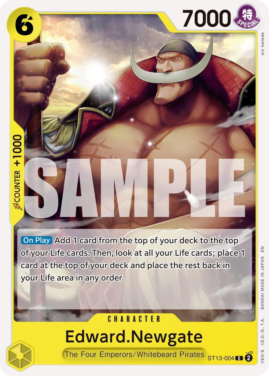 Image for Edward.Newgate - ST13-004 (Reprint) [ST13-004] - One Piece Card Game