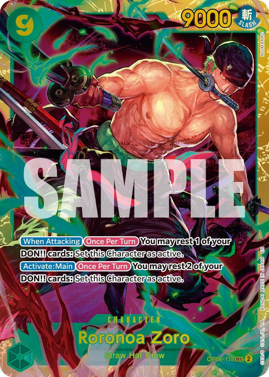 Image for Roronoa Zoro - OP06-118 (Reprint) [OP06-118] - One Piece Card Game