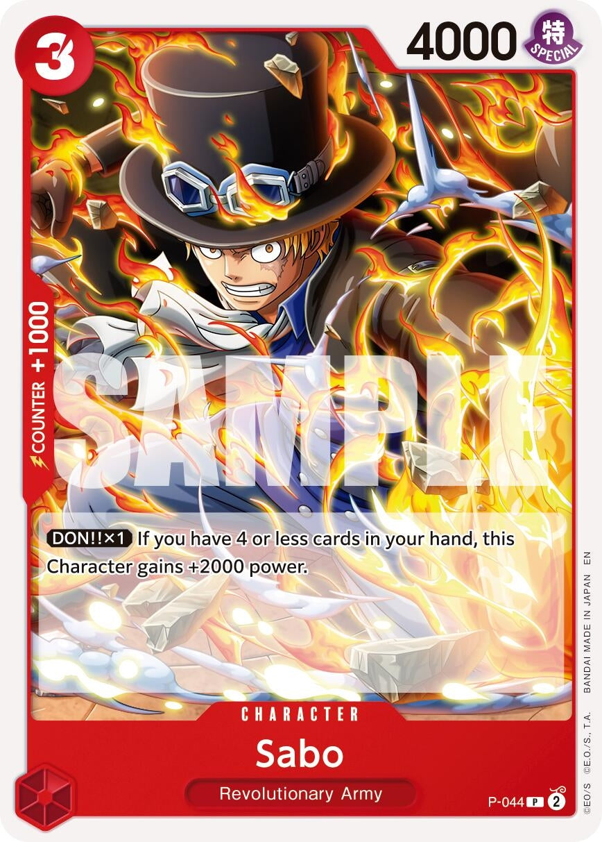 Image for Sabo - P-044 (Reprint) [P-044] - One Piece Card Game