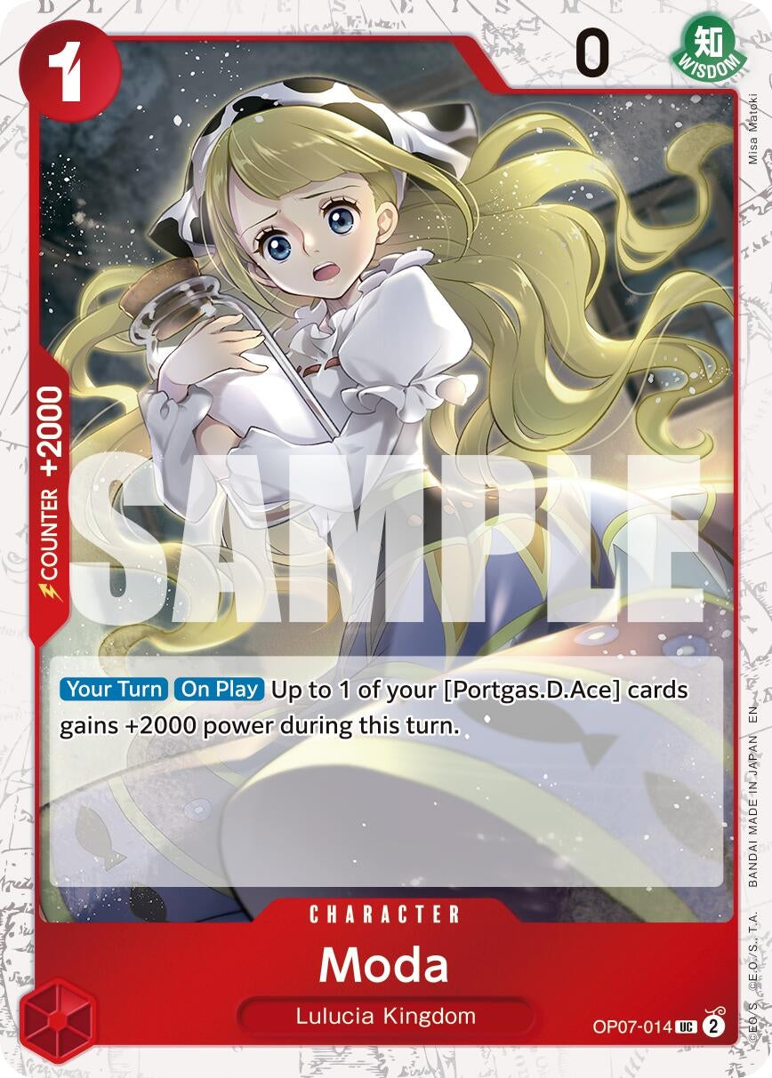 Image for Moda (Pirate Foil) [OP07-014] - One Piece Card Game