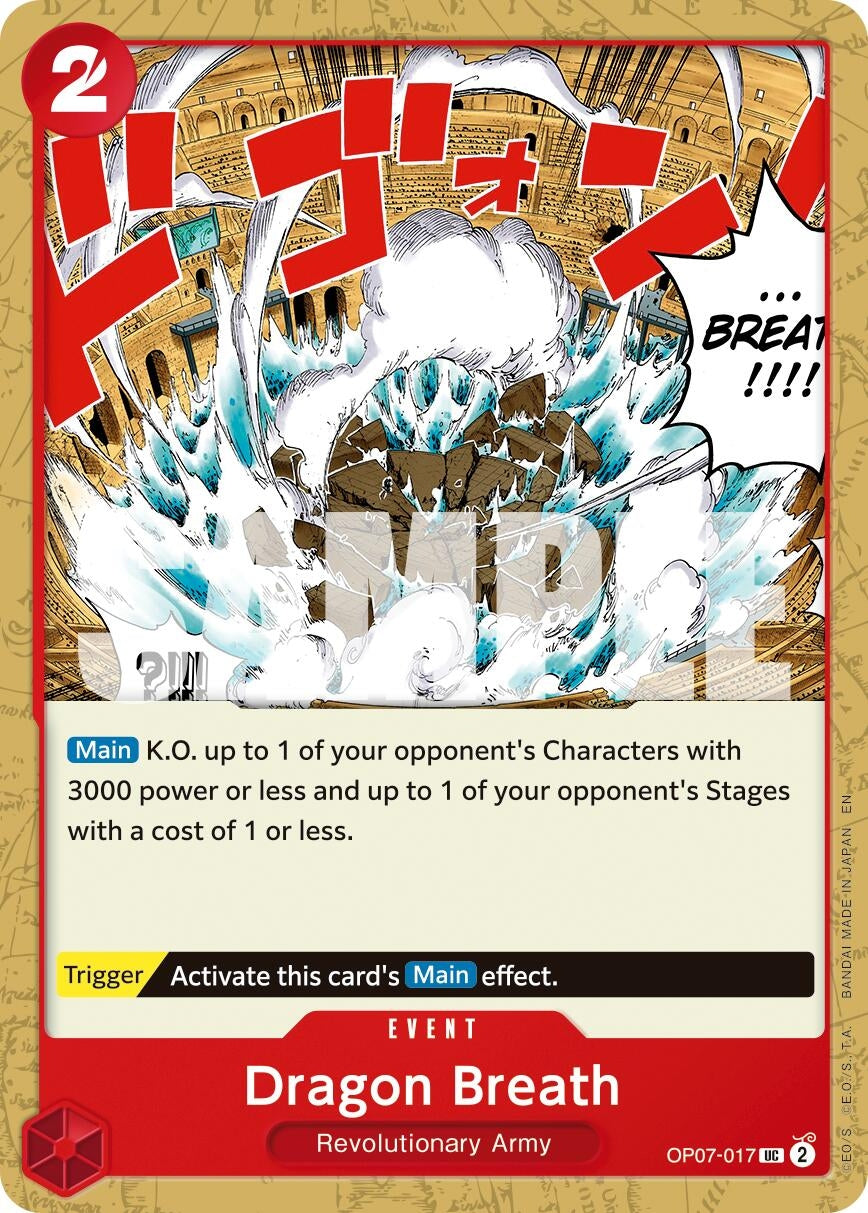 Image for Dragon Breath (Reprint) [OP07-017] - One Piece Card Game