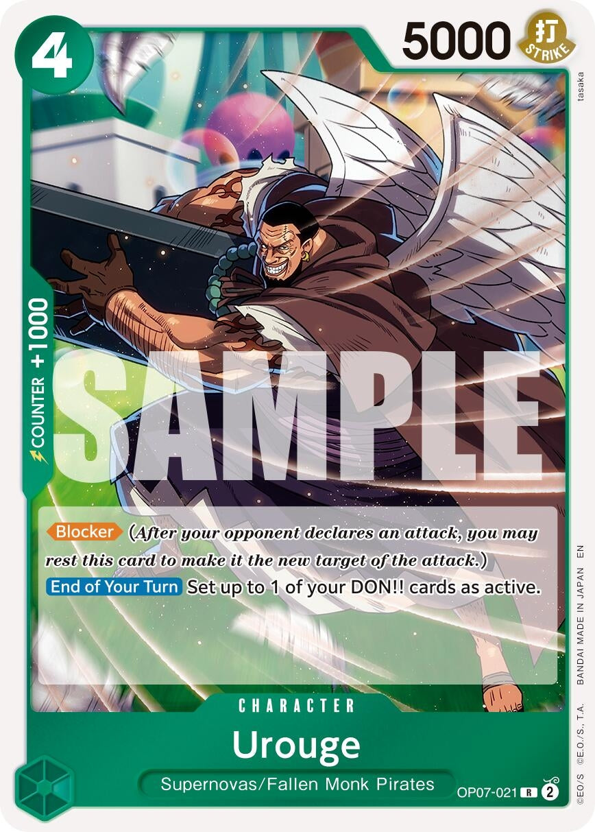 Image for Urouge (Reprint) [OP07-021] - One Piece Card Game