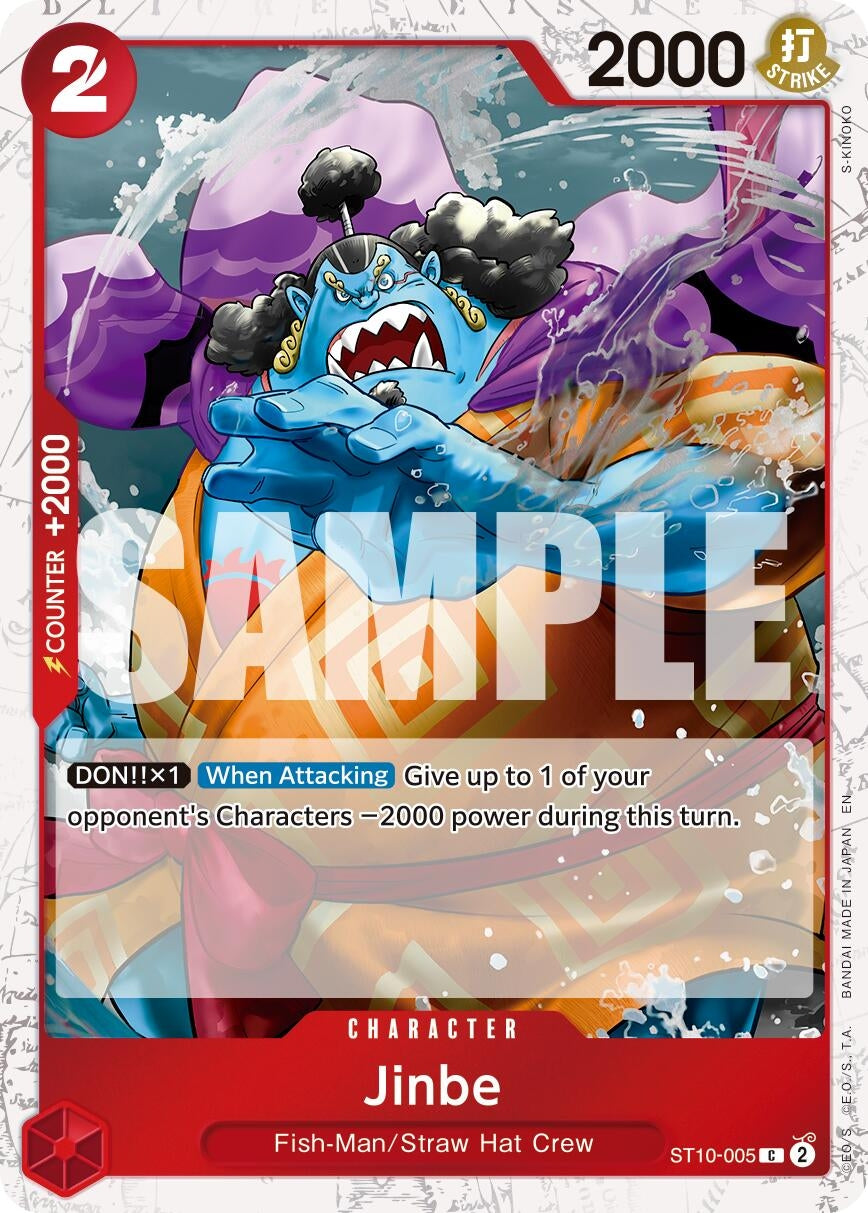 Image for Jinbe - ST10-005 (Pirate Foil) [ST10-005] - One Piece Card Game