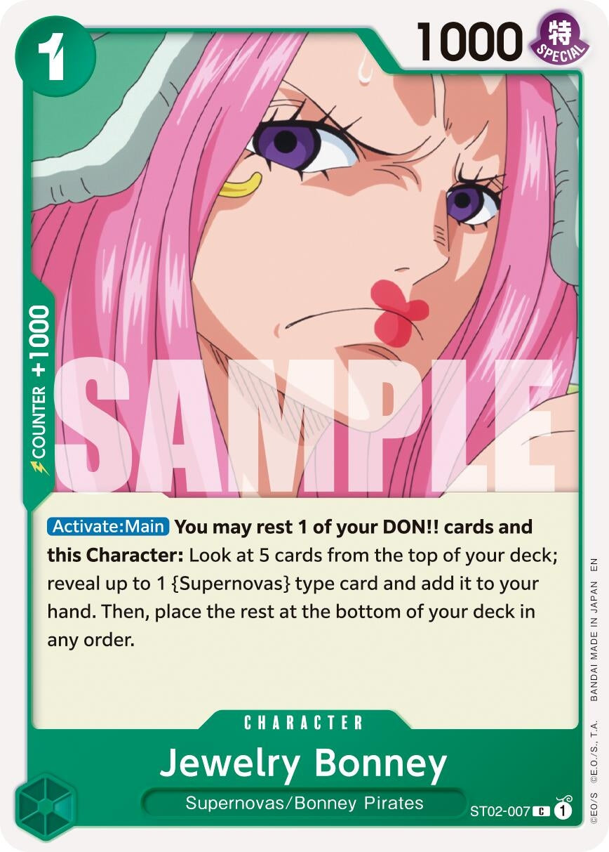 Image for Jewelry Bonney - ST02-007 (Reprint) [ST02-007] - One Piece Card Game
