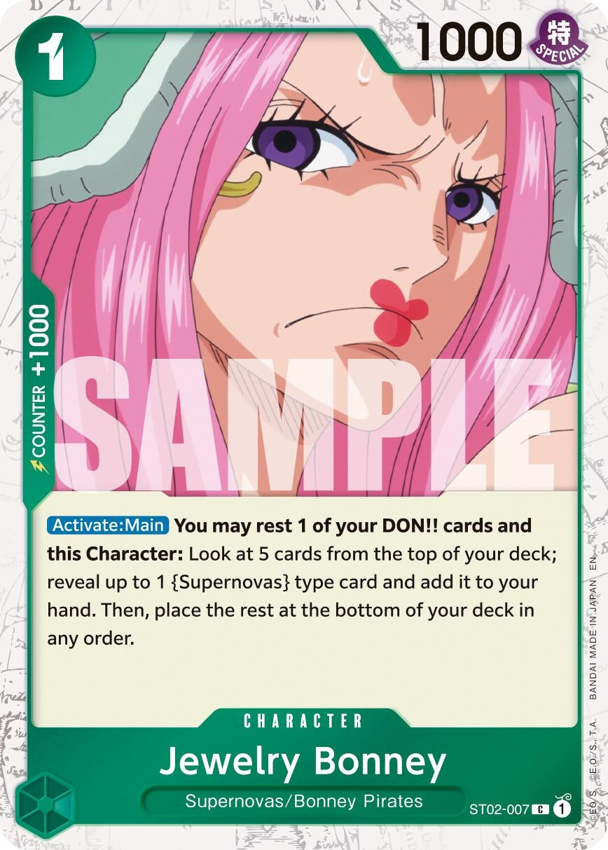 Image for Jewelry Bonney - ST02-007 (Pirate Foil) [ST02-007] - One Piece Card Game