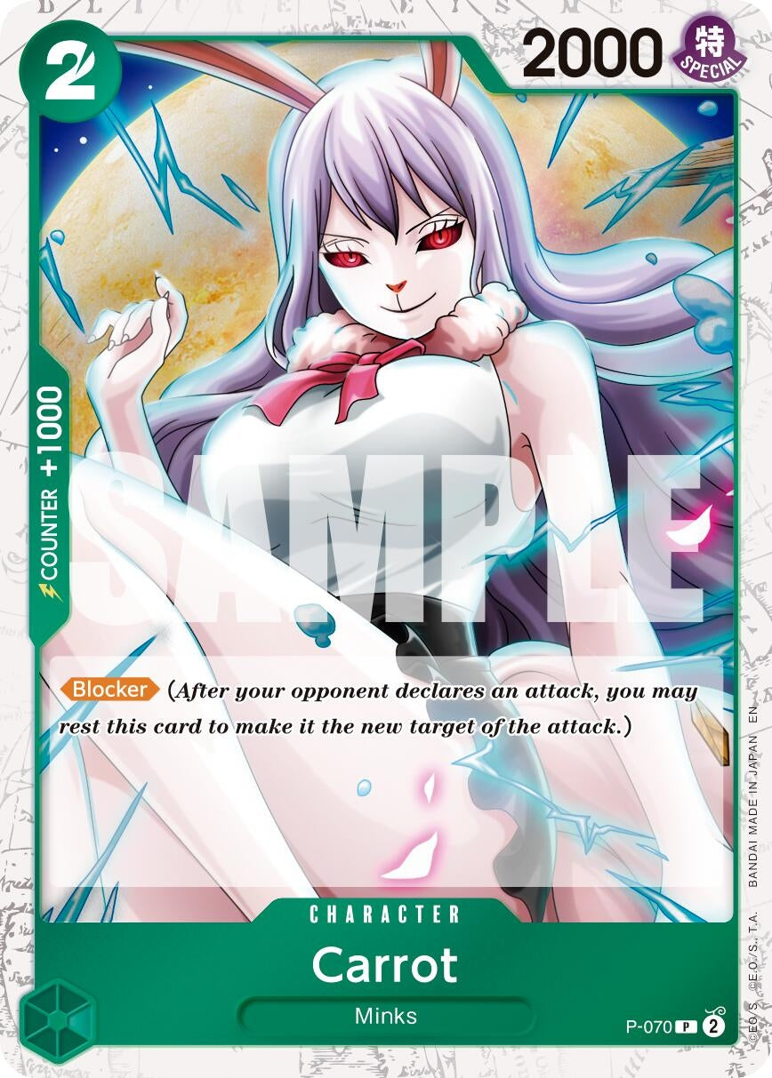 Image for Carrot - P-070 (Pirate Foil) [P-070] - One Piece Card Game