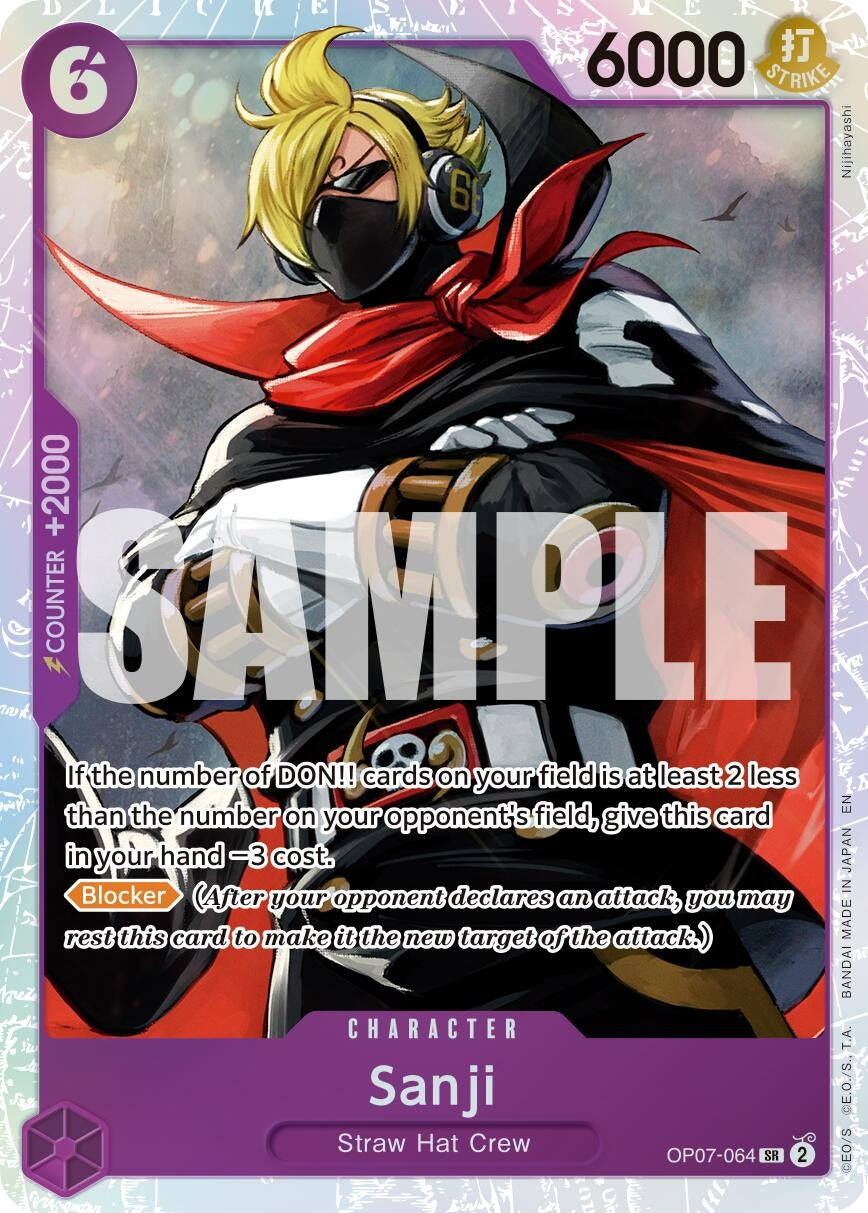 Image for Sanji (Reprint) [OP07-064] - One Piece Card Game