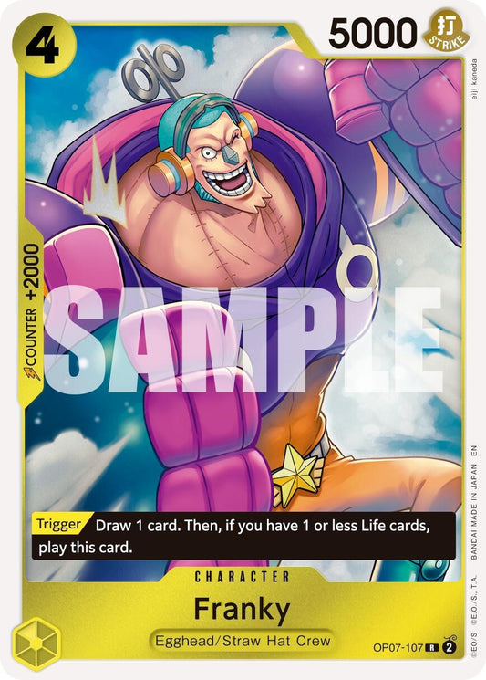 Image for Franky - OP07-107 (Reprint) [OP07-107] - One Piece Card Game