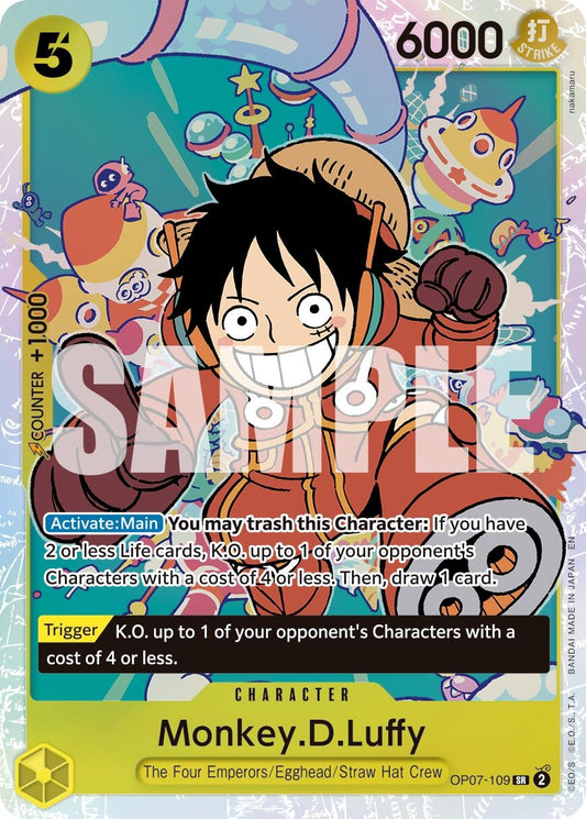 Image for Monkey.D.Luffy - OP07-109 (Reprint) [OP07-109] - One Piece Card Game