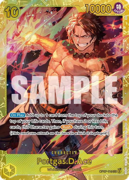 Image for Portgas.D.Ace - OP07-119 (Reprint) [OP07-119] - One Piece Card Game