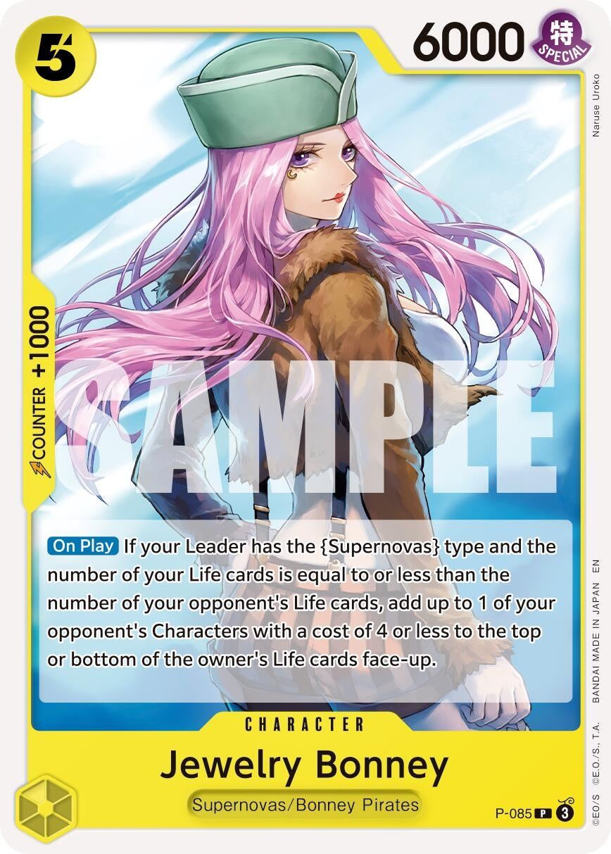 Image for Jewelry Bonney - P-085 (Reprint) [P-085] - One Piece Card Game
